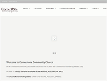 Tablet Screenshot of cornerstoneca.org